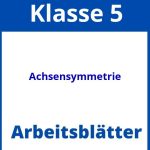 Achsensymmetrie 5. Klasse Arbeitsblätter Pdf