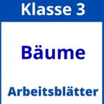 Arbeitsblätter Bäume 3 Klasse