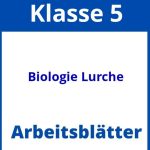 Arbeitsblätter Biologie Klasse 5 Lurche