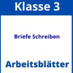 Briefe Schreiben 3. Klasse Arbeitsblätter