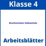 Bruchrechnen Arbeitsblätter 4 Klasse Volksschule