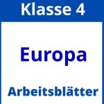 Europa 4 Klasse Arbeitsblätter