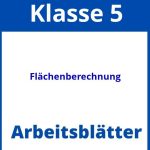 Flächenberechnung 5 Klasse Arbeitsblätter