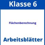 Flächenberechnung 6. Klasse Arbeitsblätter