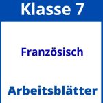 Französisch 7 Klasse Arbeitsblätter