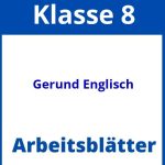 Gerund Englisch Übungen Klasse 8 Arbeitsblätter