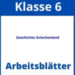 Arbeitsblätter Geschichte Klasse 6  Griechenland