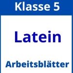 Latein 5 Klasse Arbeitsblätter