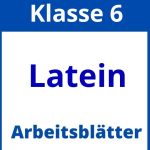 Latein Arbeitsblätter Klasse 6