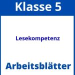 Lesekompetenz 5. Klasse Arbeitsblätter