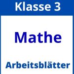 Arbeitsblätter Mathe Klasse 3 Zum Ausdrucken