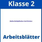 Mathe 2 Klasse Multiplikation Und Division Arbeitsblätter