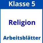 Religion Klasse 5 Arbeitsblätter