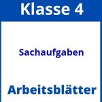 Sachaufgaben Klasse 4 Arbeitsblätter Mit Lösungen