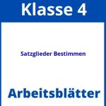 Satzglieder Bestimmen 4 Klasse Arbeitsblätter