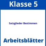 Satzglieder Bestimmen Klasse 5 Arbeitsblätter