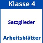 Satzglieder 4 Klasse Arbeitsblätter