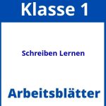 Schreiben Lernen 1. Klasse Arbeitsblätter