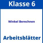 Winkel Berechnen Klasse 6 Arbeitsblätter