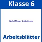 Winkel Messen Und Zeichnen Klasse 6 Arbeitsblätter